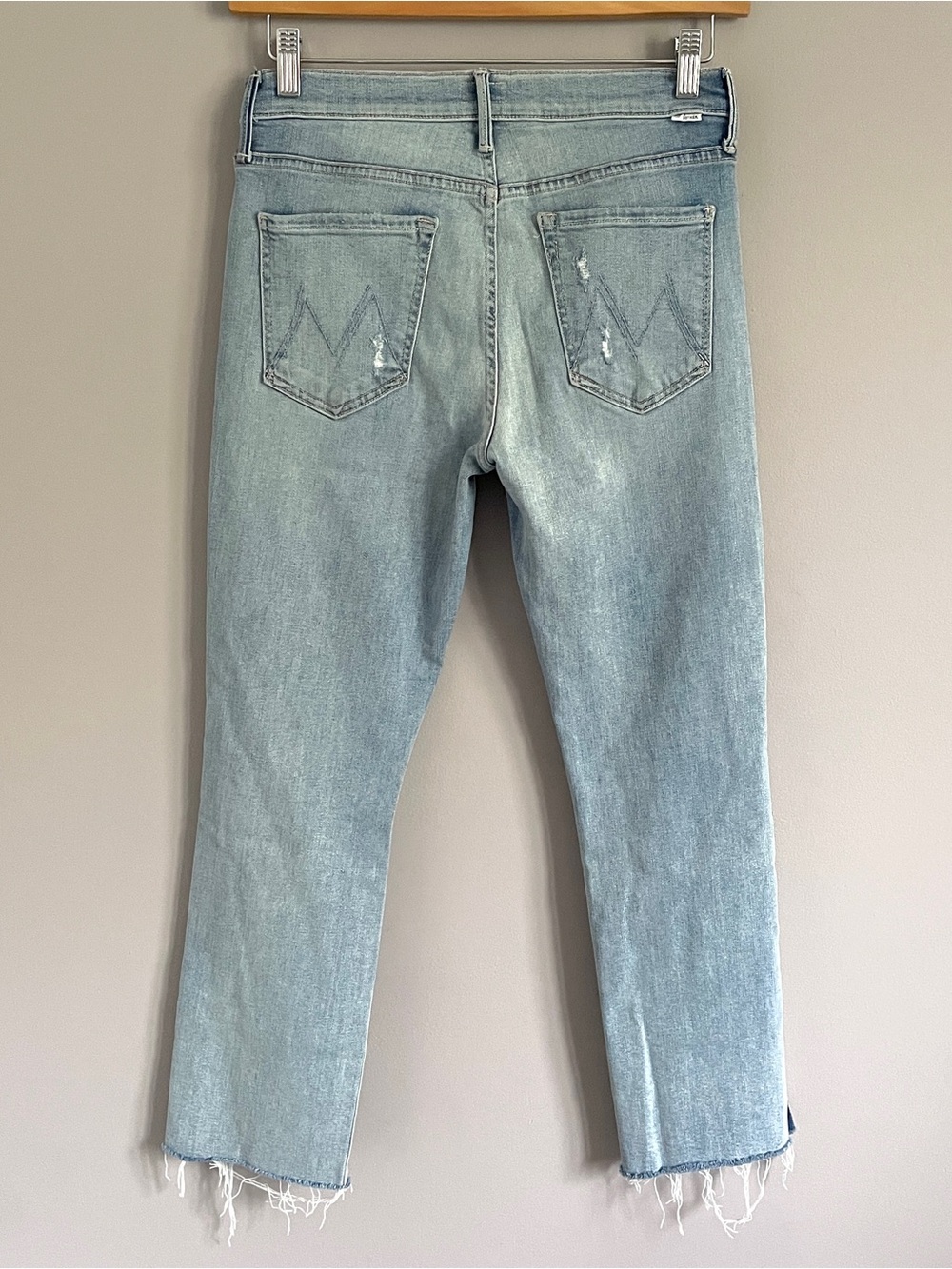 MOTHER The Rascal Ankle Snippet Mid Rise Straight Leg Jeans - 30" - Picture 13 of 16
